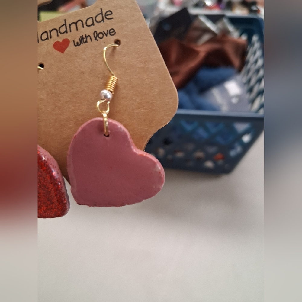 Gorgeous handmade 1 of a kind earrings - Picture 3 of 3